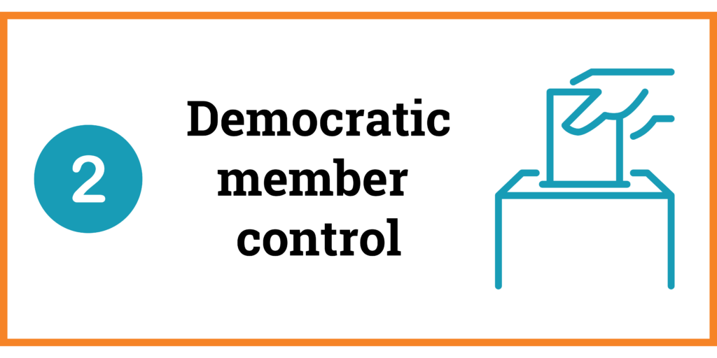 2. Democratic member control